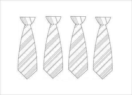 Галстук для печати