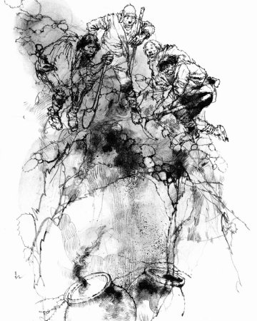 Набросок лошади Виктор Амбруш