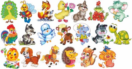 Наклейки на шкафчики для детского сада