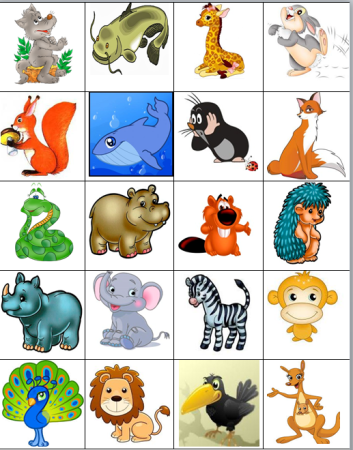 Зверюшки на шкафчики в детском саду