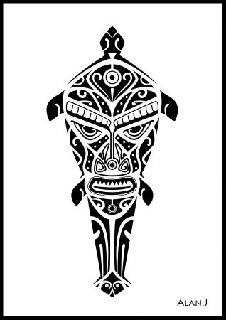 Полинезийские тату Тики