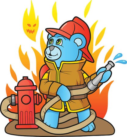 Персонажи по пожарной безопасности
