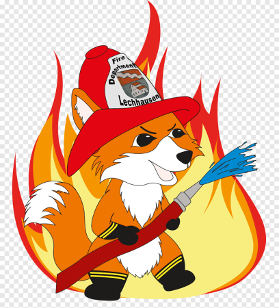 Лиса пожарник