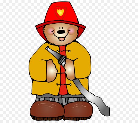 Медведь пожарник