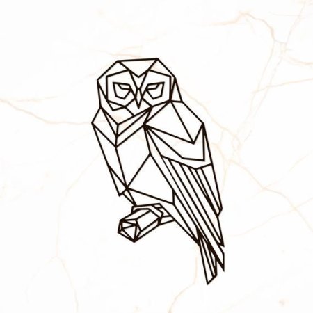 Геометрические животные Сова