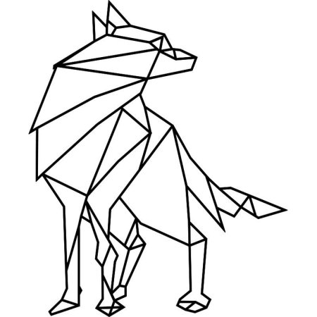 Рисование животных геометрическими фигурами