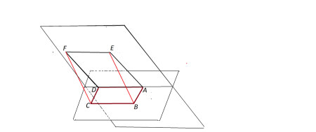 Параллелограммы в разных плоскостях