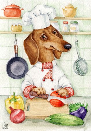 Инга Измайлова иллюстрации таксы