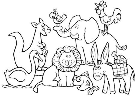 Карнавал животных сен-Санс раскраска