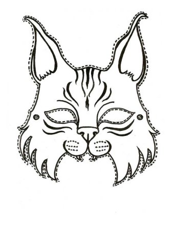 Детские маски для раскрашивания