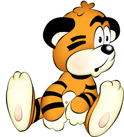 Тигренок мультяшный