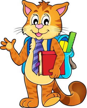 Умный кот мультяшка