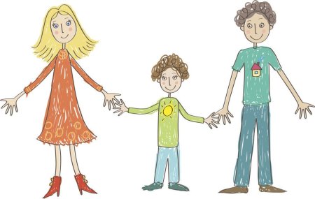 Семьи диких животных