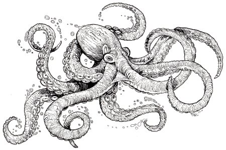 Древний осьминог