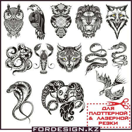 Животные для плоттерной резки