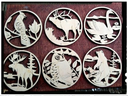 Изображение животных для лазерной резки