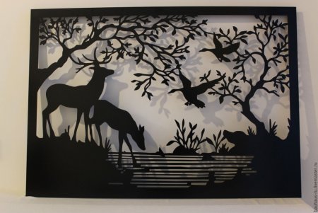 Картина из металла лазерная резка