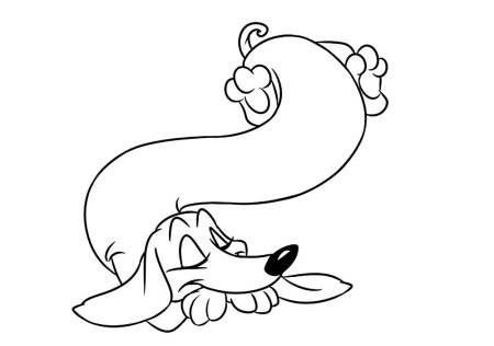 Раскраска такса