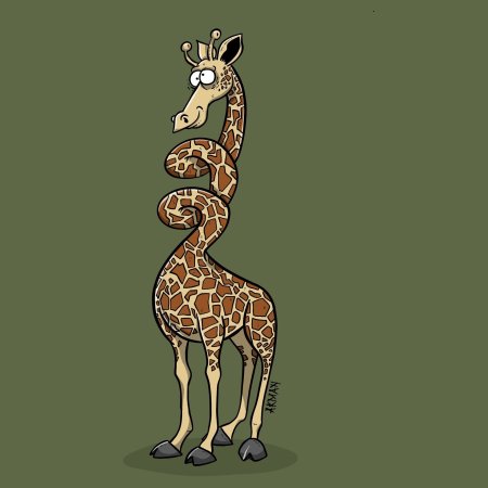 Жираф Минимализм