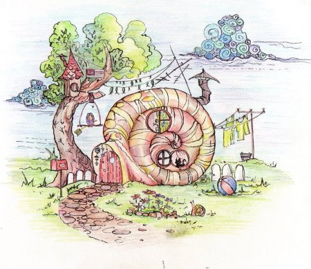 Скрюченный рисунок