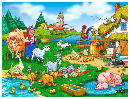 Пазл ДК 42 макси жили у бабуси (Россия)