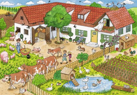 Эдгар Хант картина Скотный двор