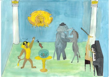 Карнавал животных рисунок