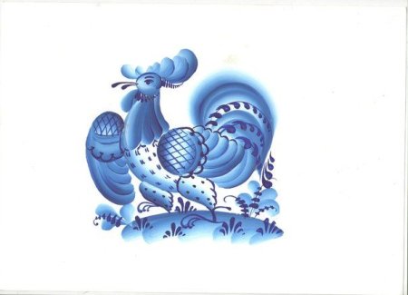 Гжелевые фигурки животных