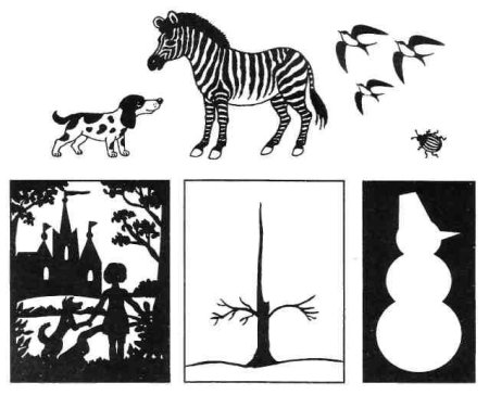 Симметричные рисунки животных