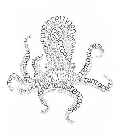 Каллиграмма животных