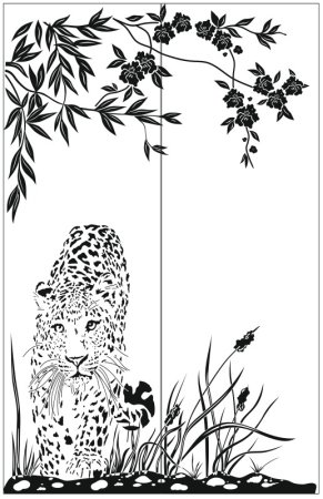 Тигр пескоструй