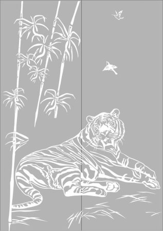 Пирография по дереву в японском стиле