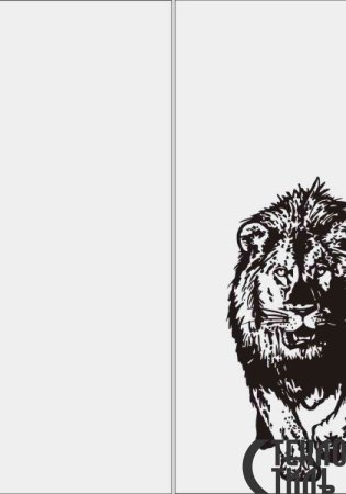 Пескоструйный рисунок тигры