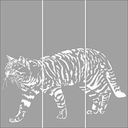 Трафареты природы для стен