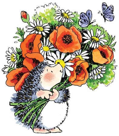 Зверюшки с цветами