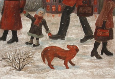 Станковая композиция животные