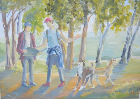 Станковая композиция лето