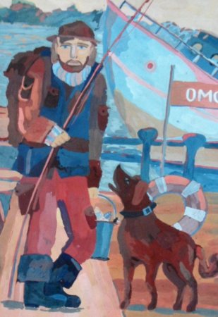 Станковая композиция в художественной школе