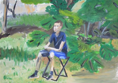 Этюды человека на пленэре