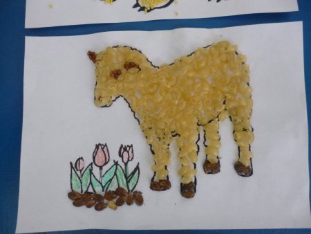 Аппликация домашних животных