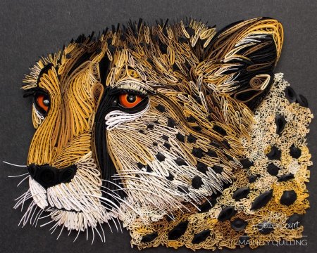 Квиллинг леопард