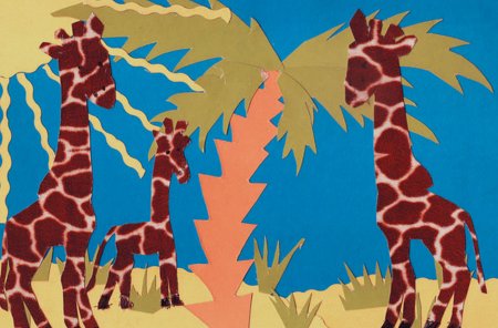 Аппликация Жираф