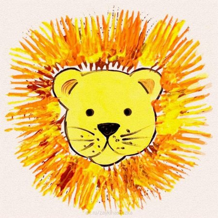 Рисование вилкой для детей