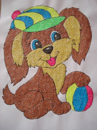 Аппликация Северный олень