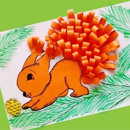 Нетрадиционное рисование крупой