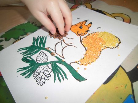 Аппликация Зебра старшая группа