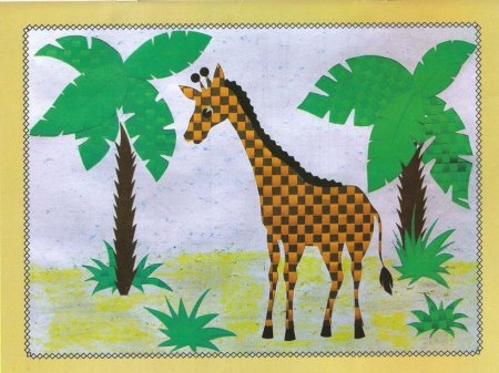 Аппликация мозаика