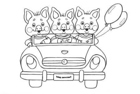 Раскраски машинки для девочек