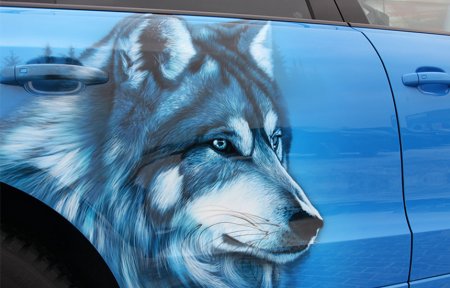 Аэрография на Audi q5