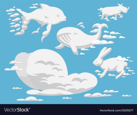 Облака в виде животных рисунки